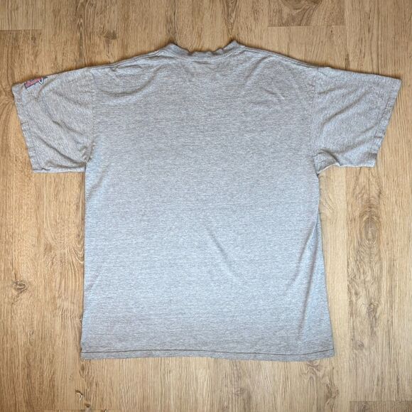 Vintage Nike MLB Angels Team Shirt Gray XL Vintage Tee Centered Logo Baseball - Picture 3 of 6